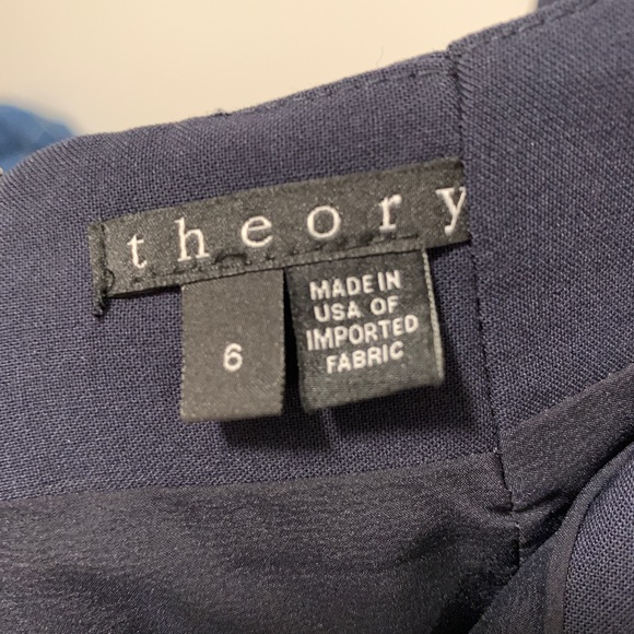 Navy theory wool pencil skirt - Picture 6 of 7